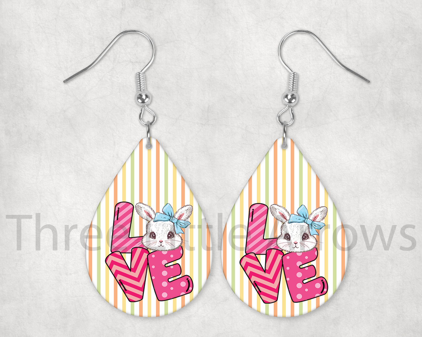 Bunny Love Teardrop Earrings