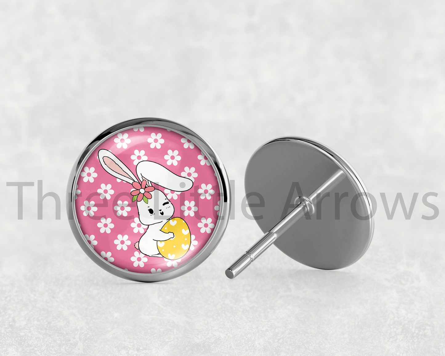 Blushing Bunny Stud Earrings