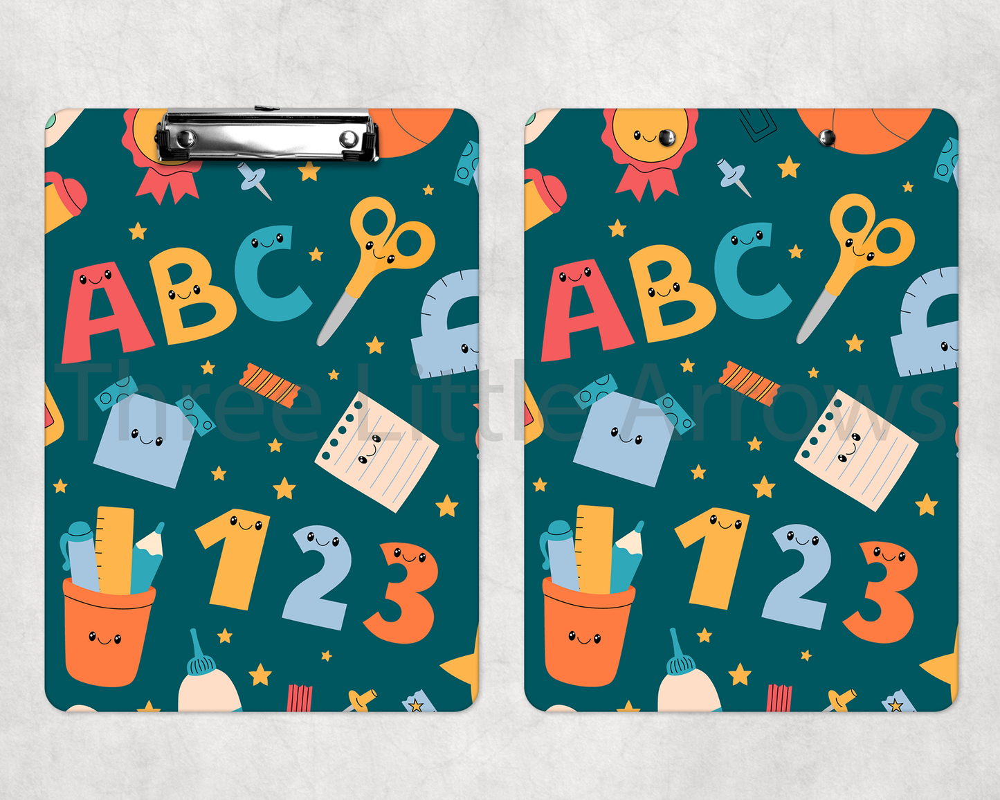 ABC & 123 Classroom Fun Teacher Clipboard