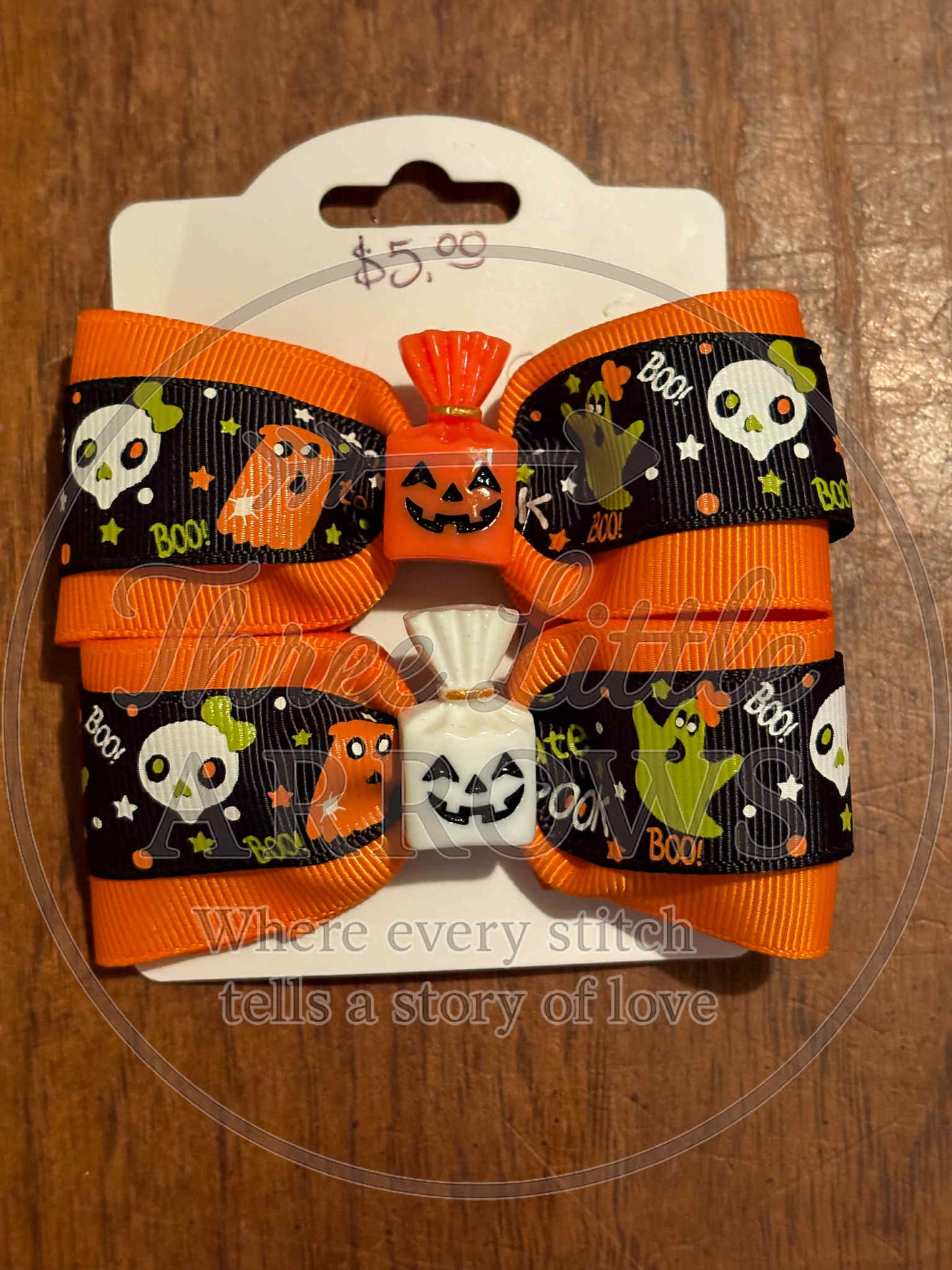 Too Cute to Spook Pigtail Bow Sets