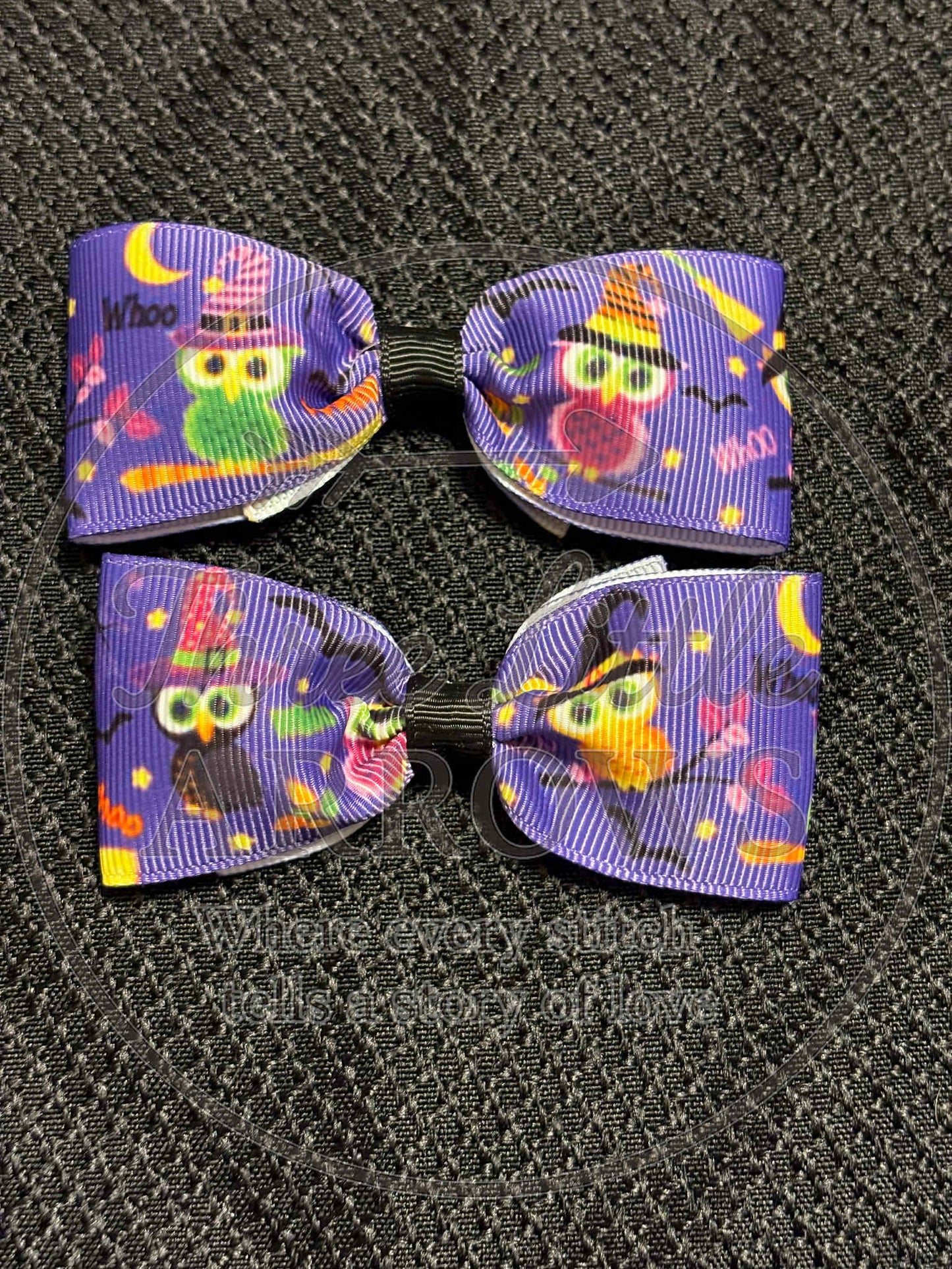 Halloween Owl Hair Bow