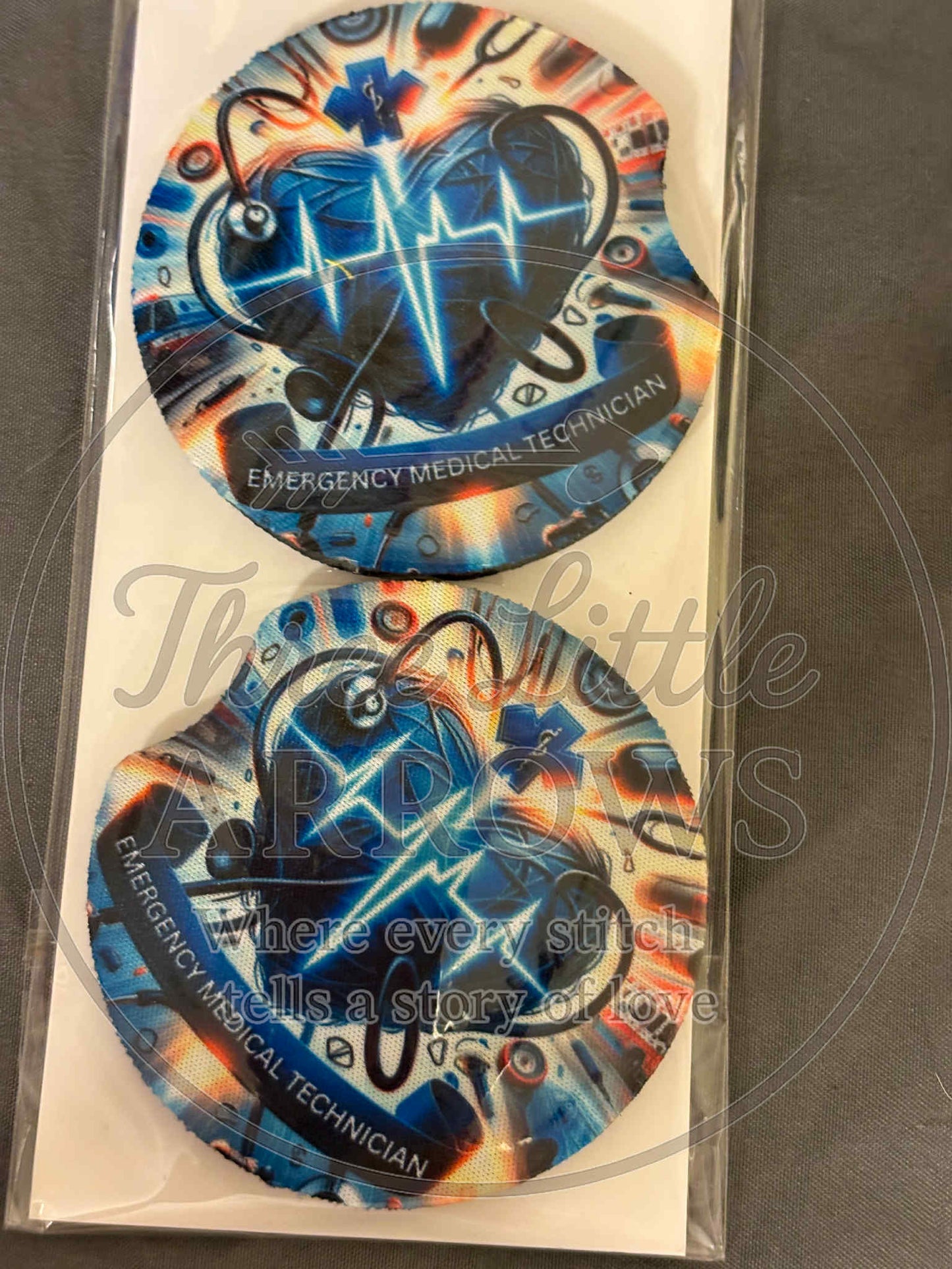 EMT Emergency Medical Technician Car Coasters