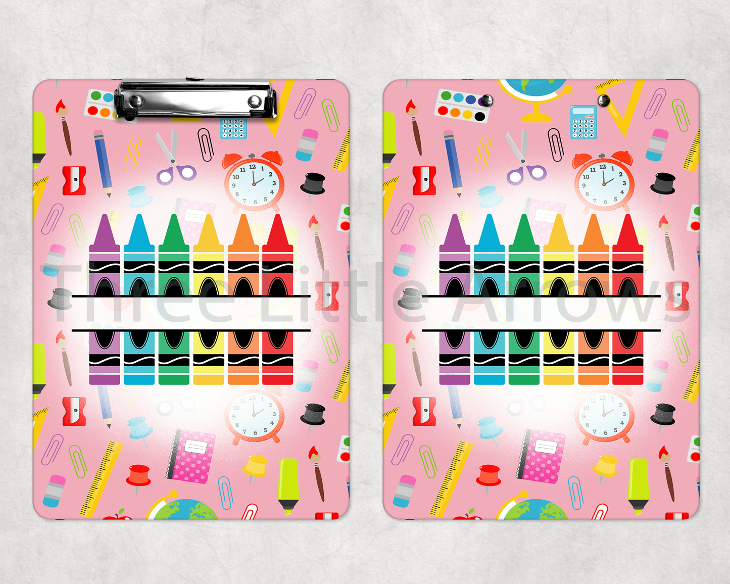 Colorful Classroom Clipboard – Custom Teacher Name Design
