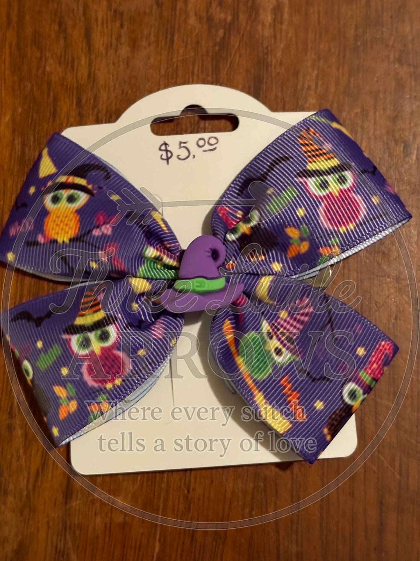 Halloween Owl Hair Bow