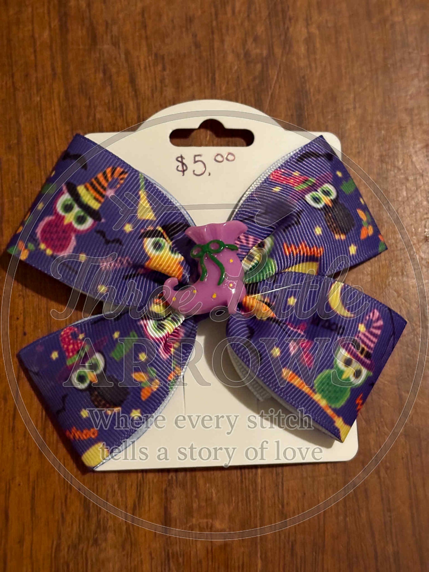 Halloween Owl Hair Bow