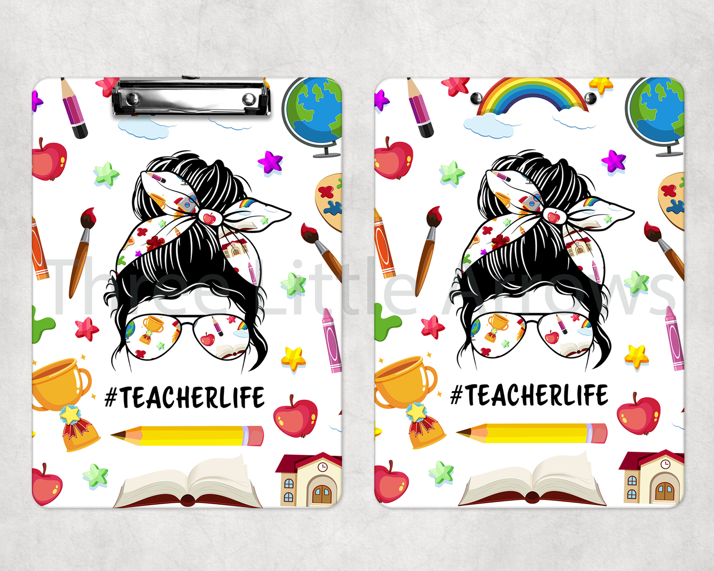 #TeacherLife Trendy Teacher Clipboard