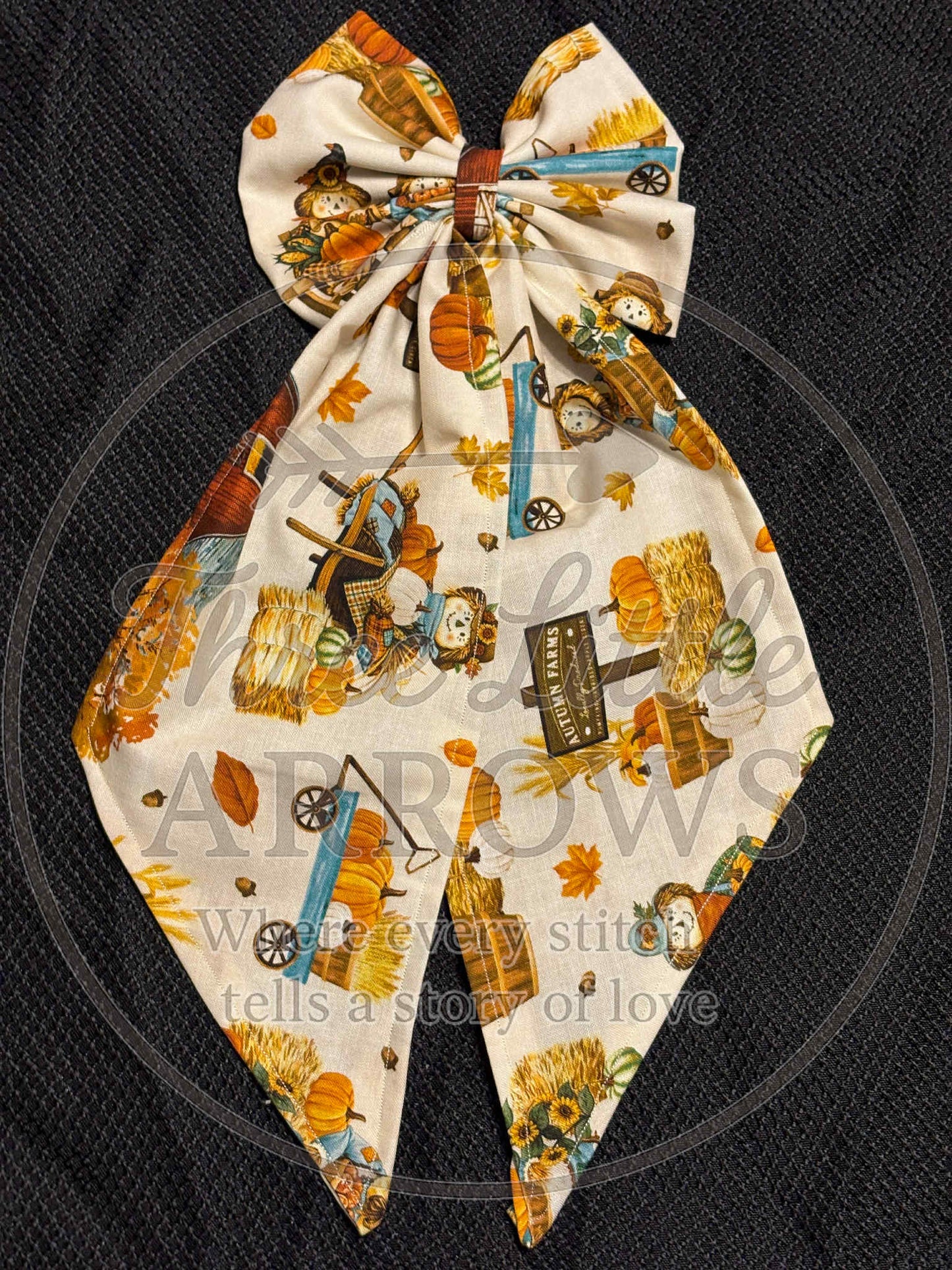 Scarecrow & Harvest Bow Set
