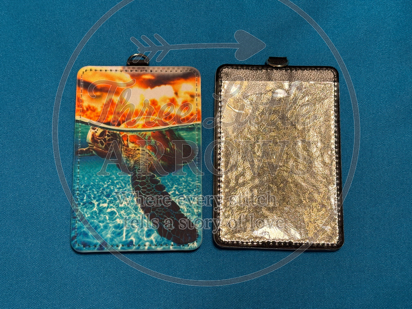 Sea Turtle Badge Holder