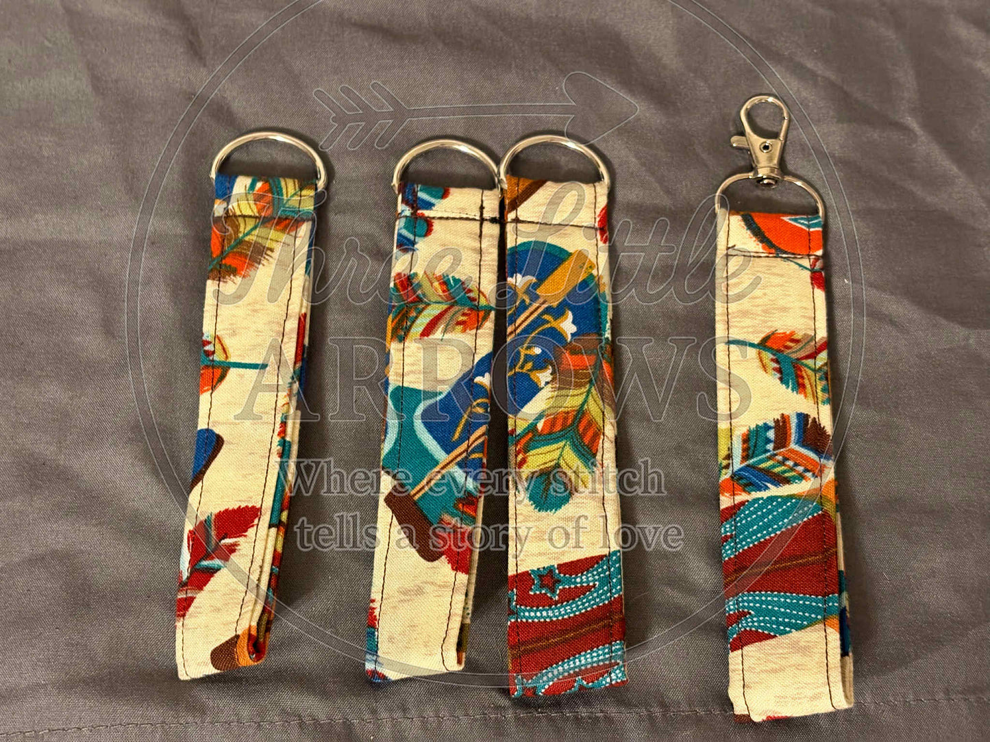 Country Western Wristlet Keychain