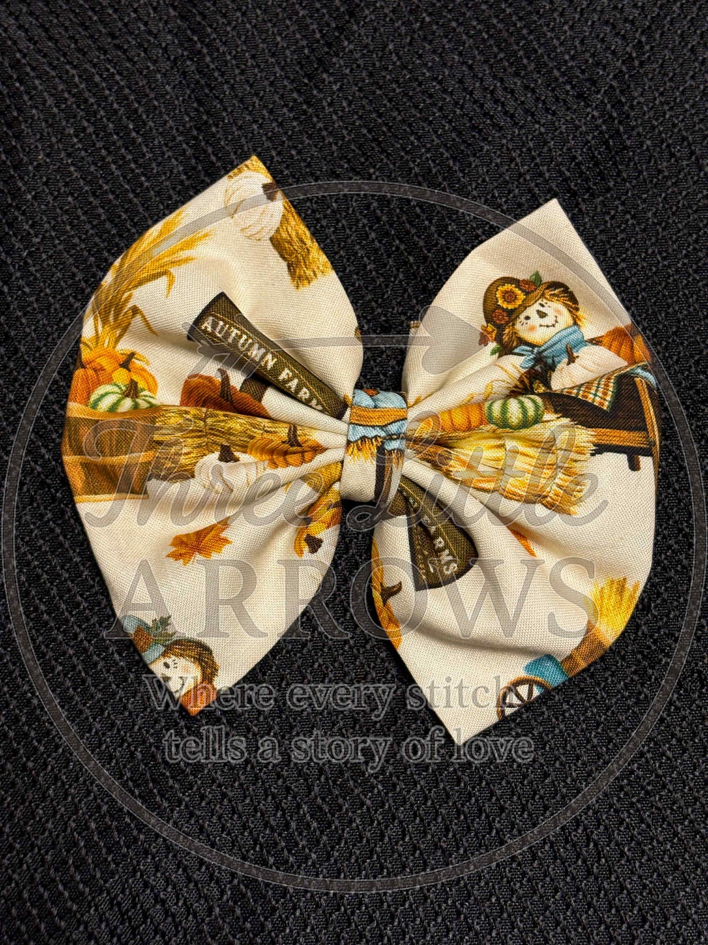 Scarecrow & Harvest Bow Set