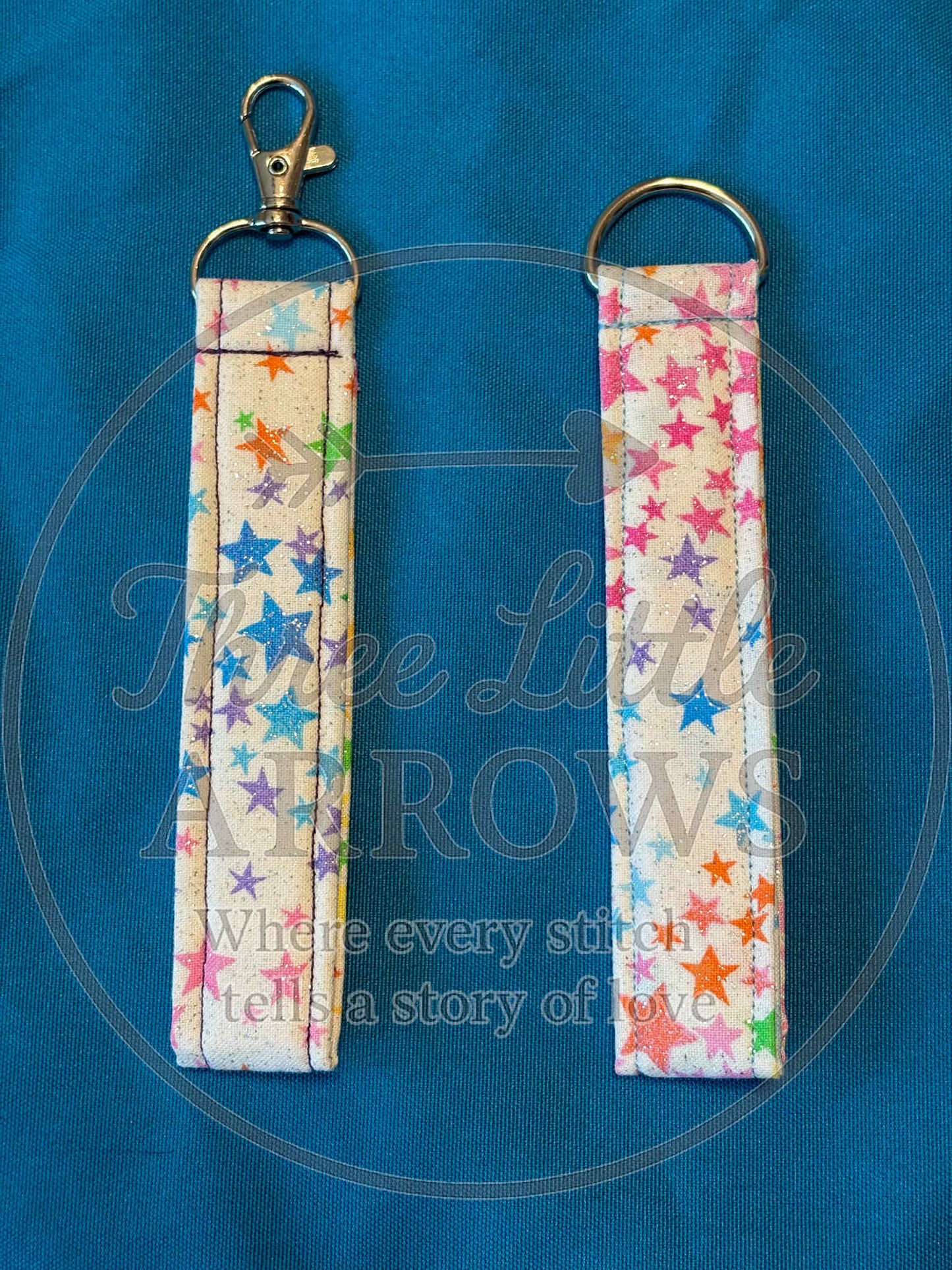 🌟 Wish Upon a Star Wristlet Keychain