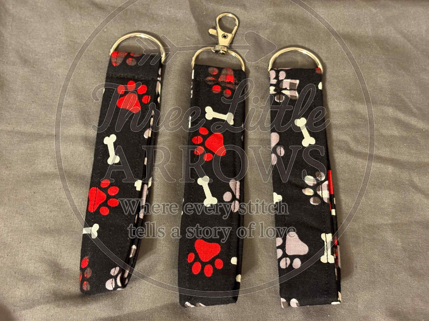 Dog Lover Wristlet Keychain