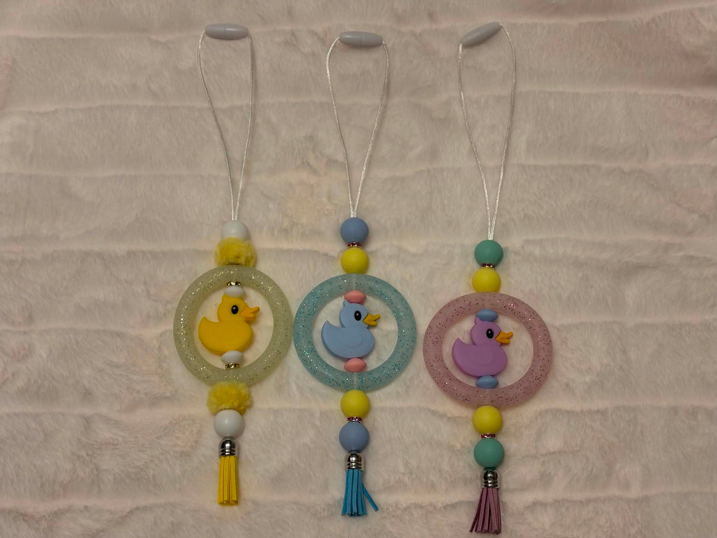Rubber Ducky Collection – Rearview Mirror Car Charms