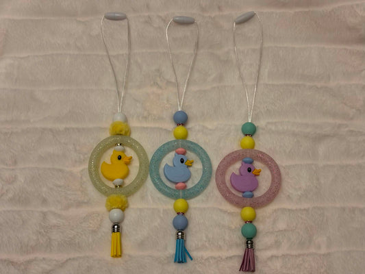 Rubber Ducky Collection – Rearview Mirror Car Charms