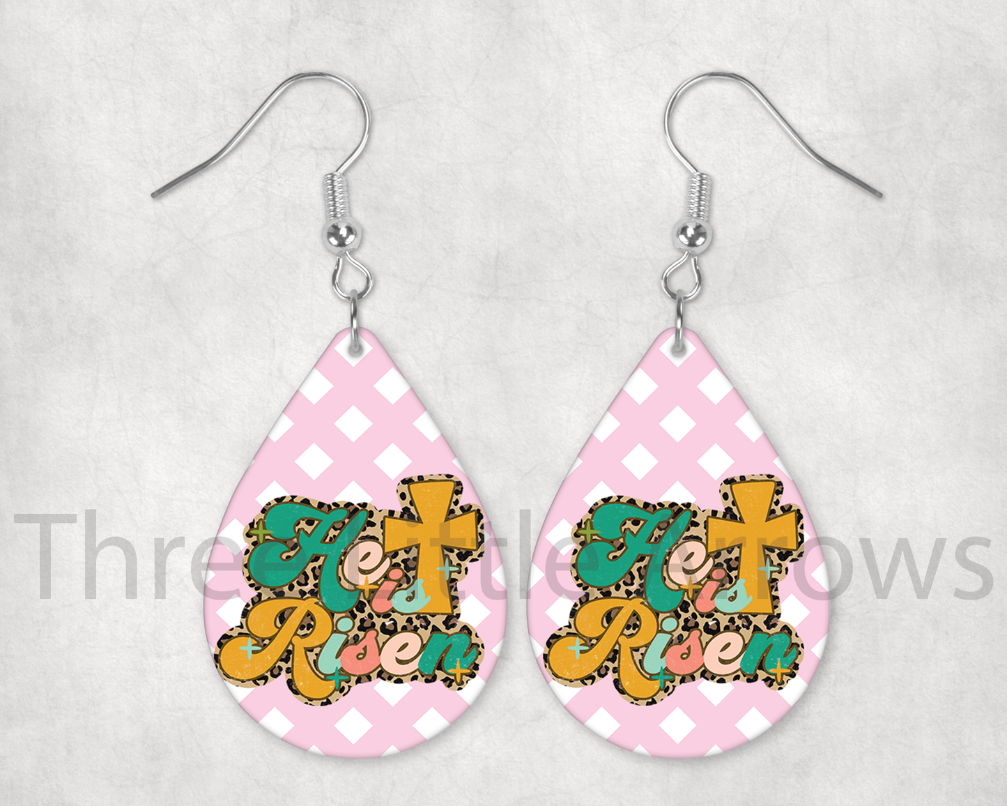 He Is Risen Statement Teardrop Earrings