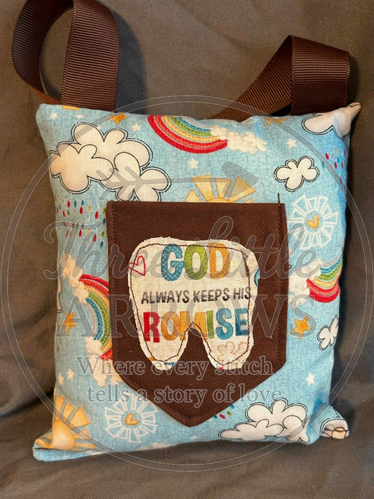 God Keeps His Promise Tooth-Fairy Pillow