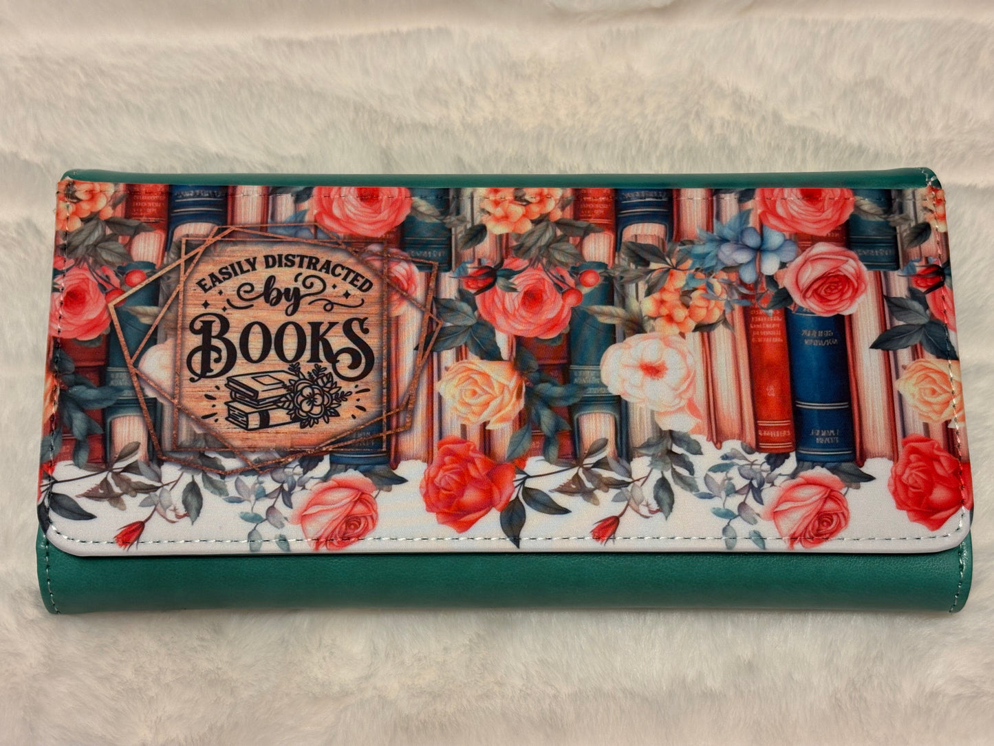 Easily Distracted by Books Women’s Wallet