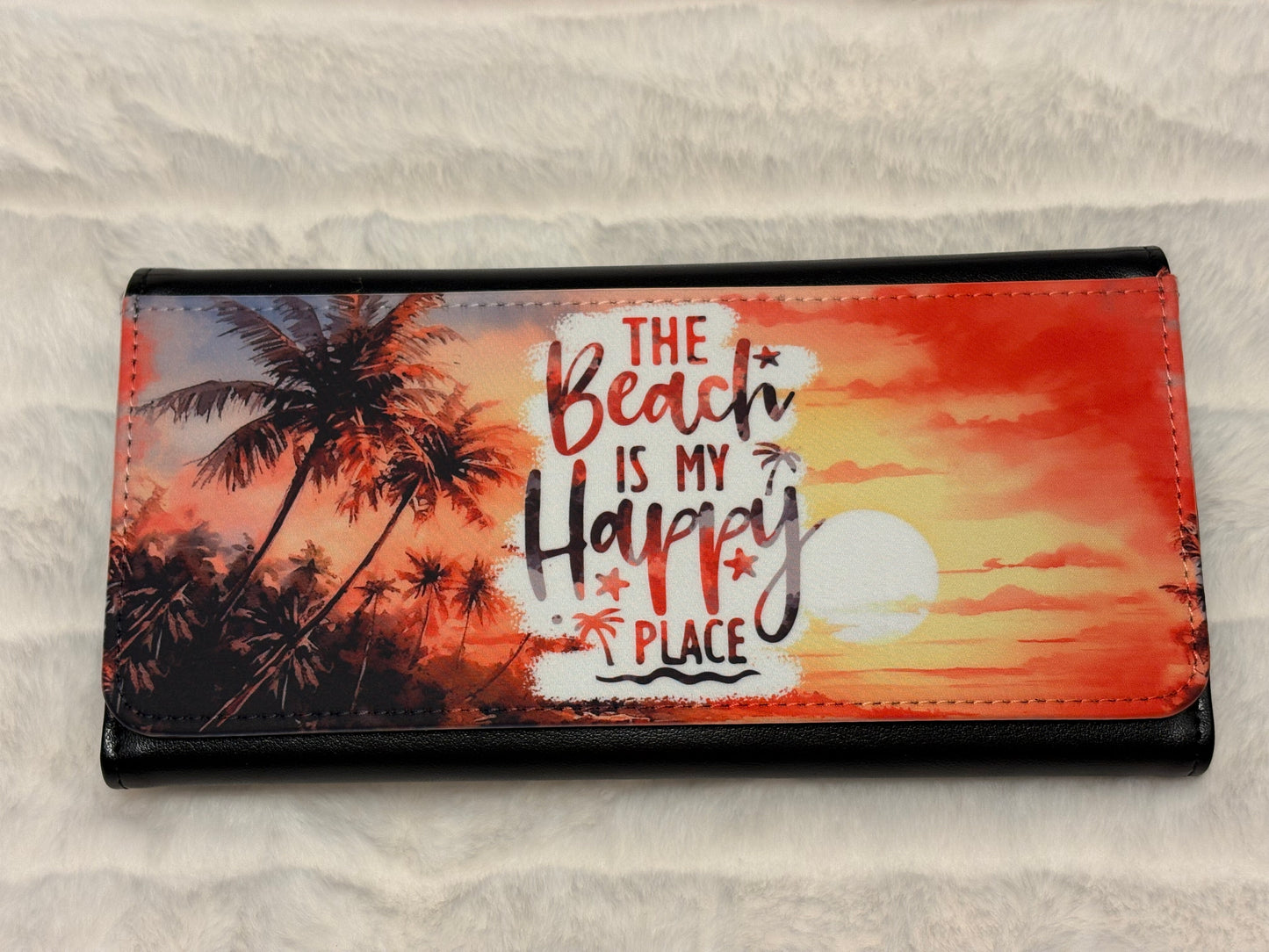 The Beach Is My Happy Place Women’s Wallet