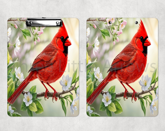 Spring Cardinal Serenity Clipboard – Nature-Inspired Everyday Design