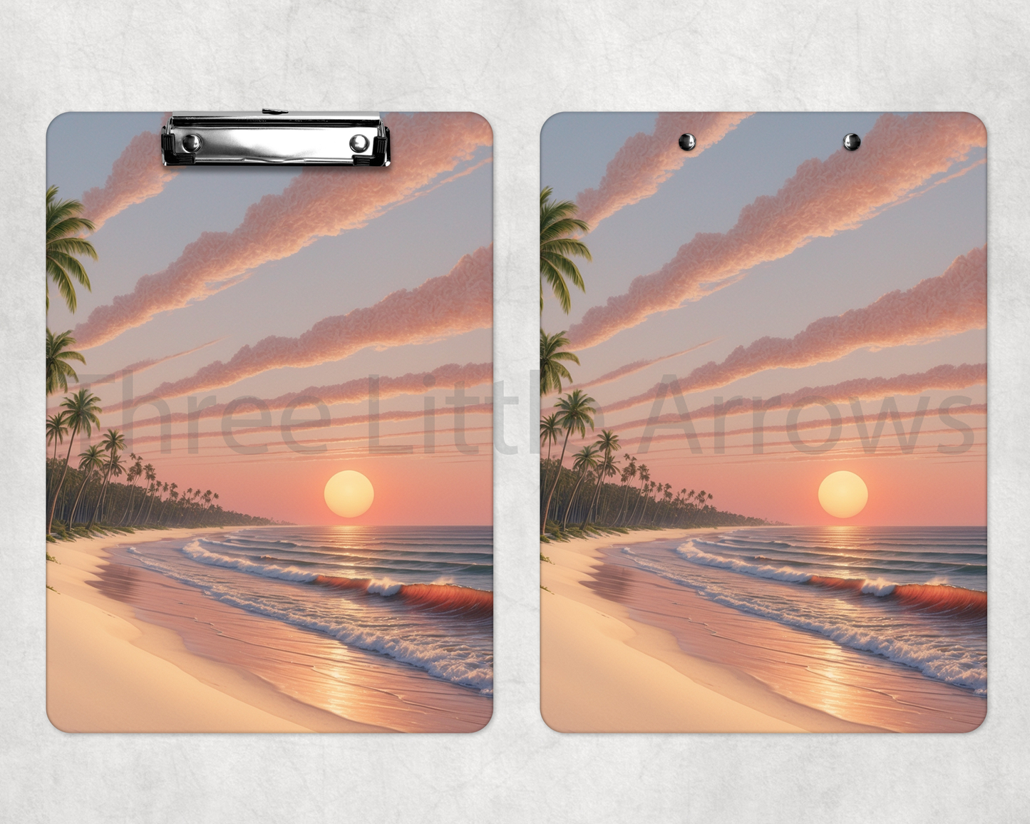 Coastal Sunset Serenity Clipboard – Beach-Inspired Everyday Design