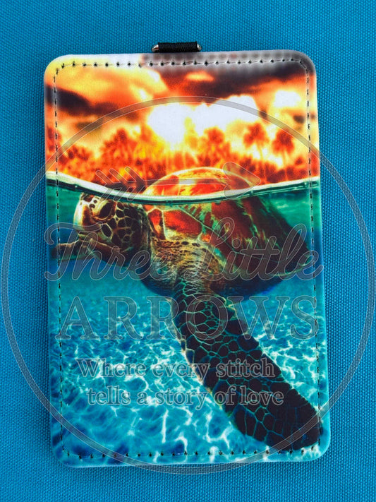 Sea Turtle Badge Holder