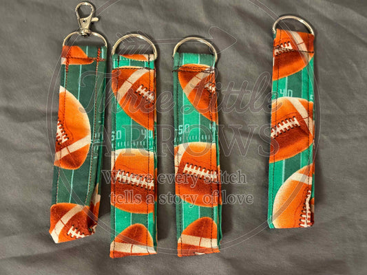 Sports Fan Wristlet Keychains