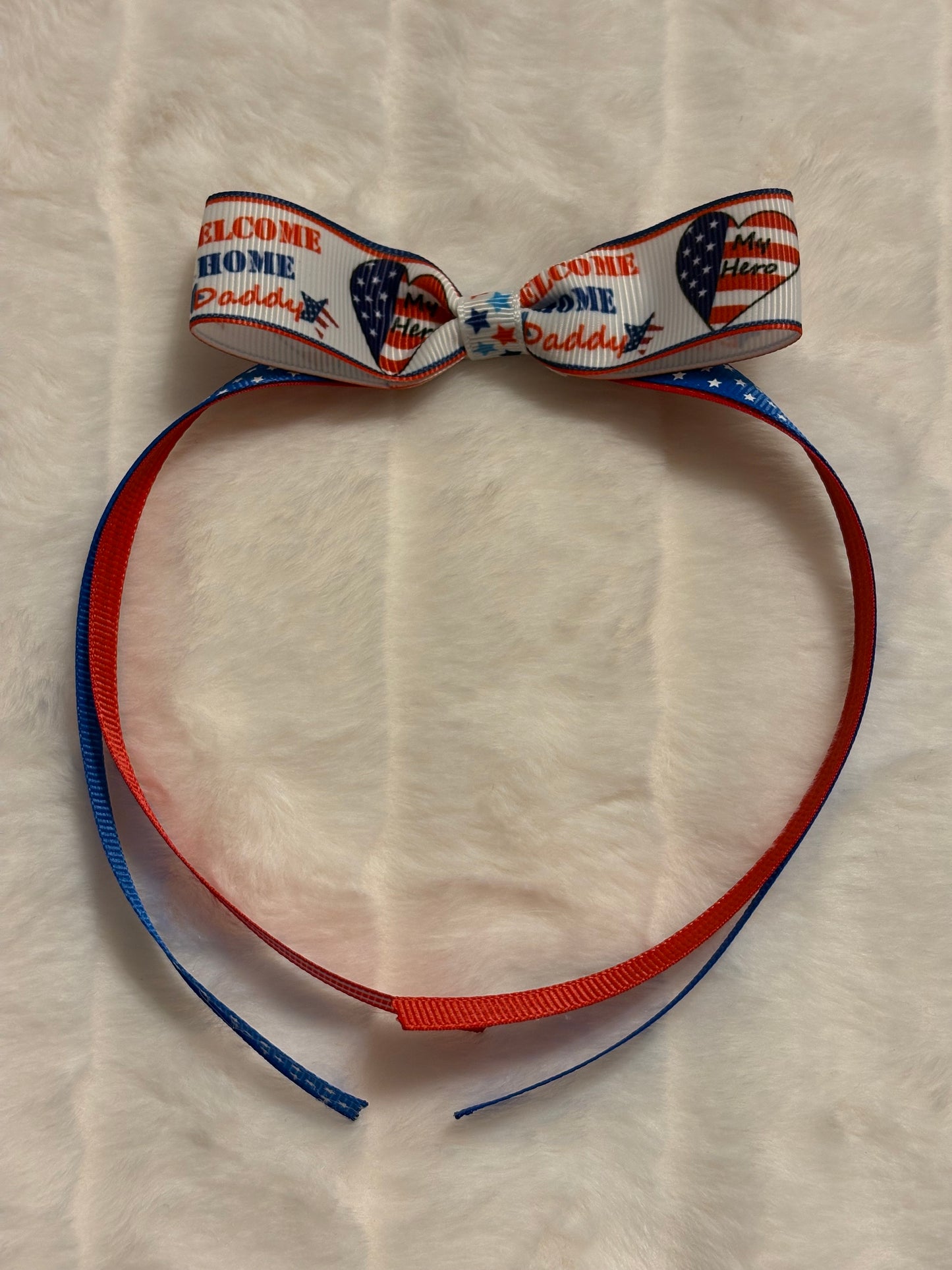 Welcome Home Daddy Hair Bows