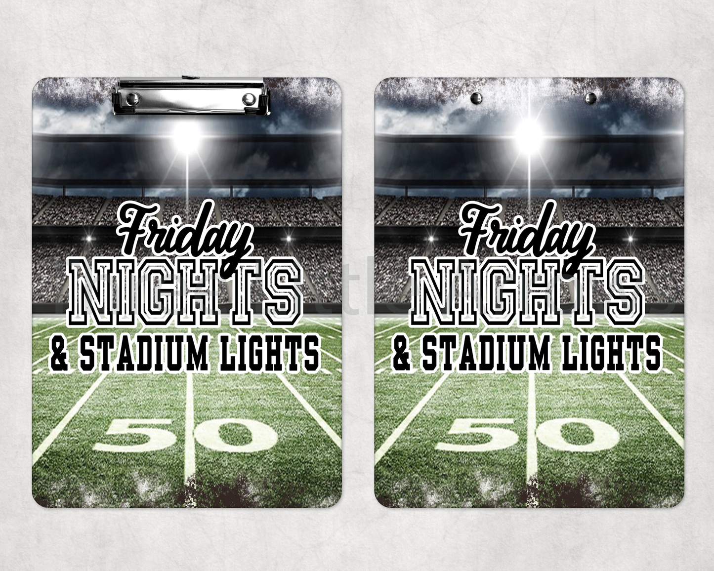 Friday Nights & Stadium Lights Clipboard – Game Day Edition