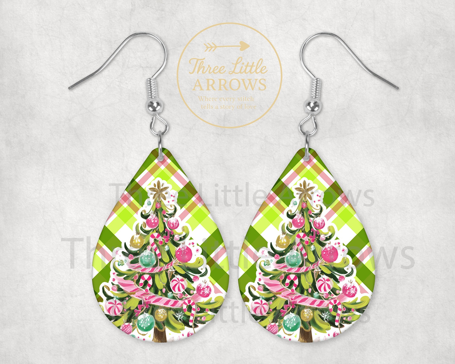 Lime Green Christmas Earring Collection
