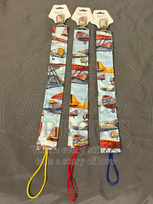 Airplane Adventure Pacifier Clip