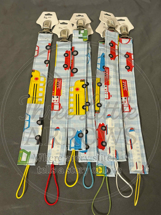 Vehicles Pacifier Clip
