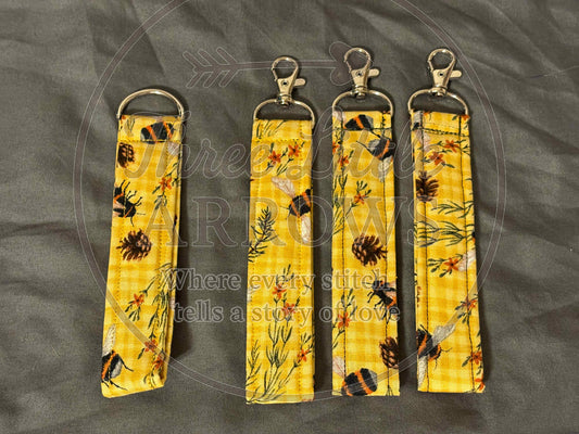 Bee Wristlet Keychains