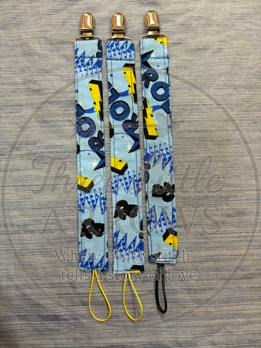 Rock and Roll Pacifier Clip