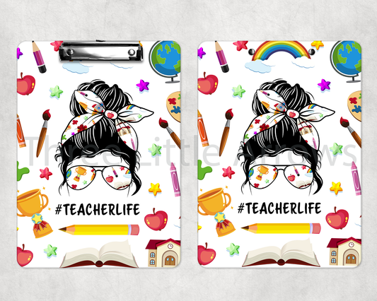 #TeacherLife Trendy Teacher Clipboard