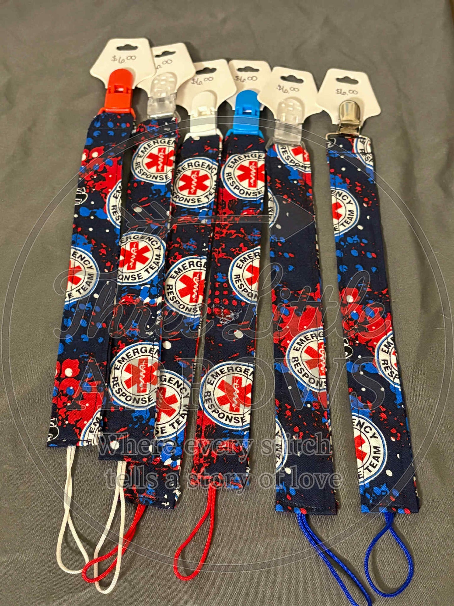 First Responder Pacifier Clips – Police, Fire & EMS