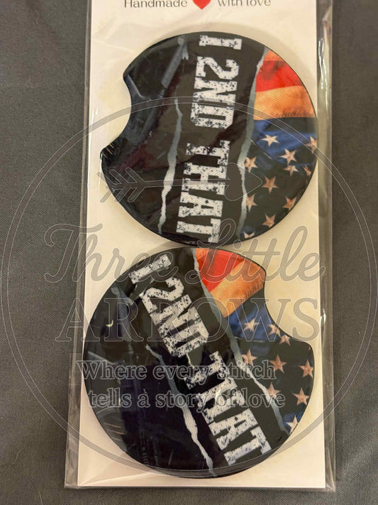 2nd Amendment Car Coasters