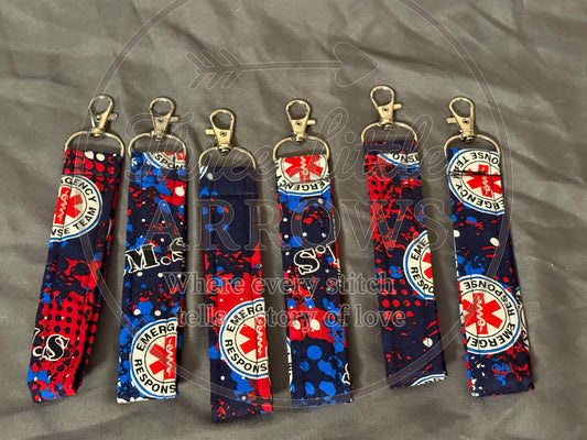 Emergency Responder Wristlet Keychains