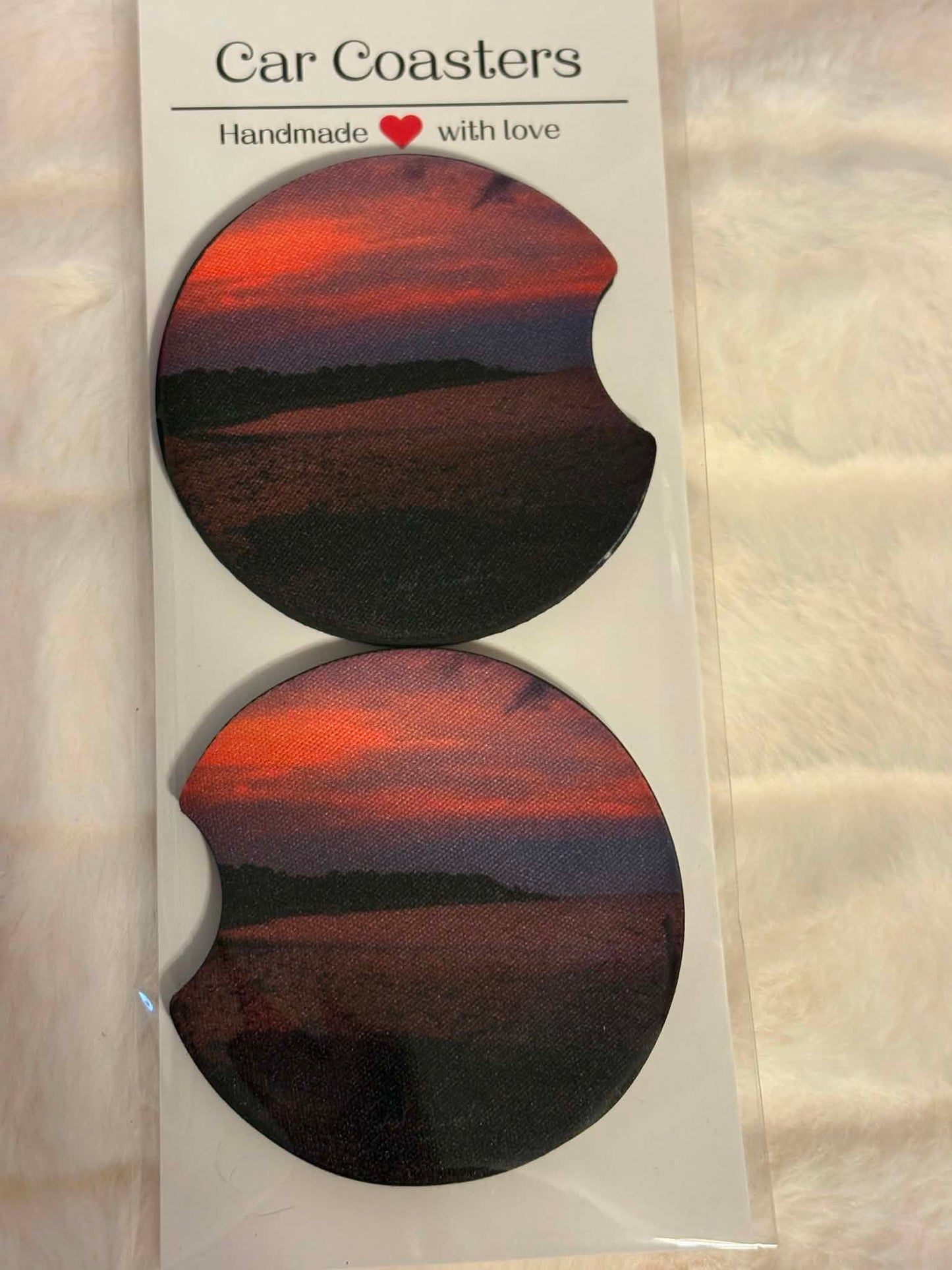 Blushing Bay – Mobile Bay Car Coasters