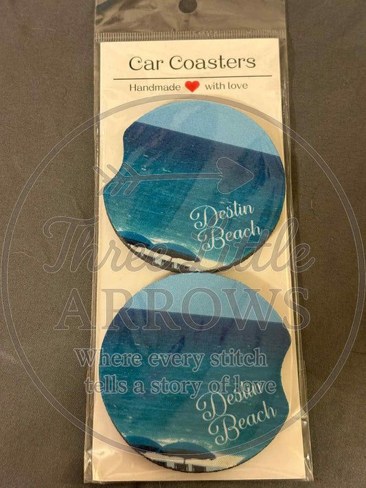 Destin Beach Car Coasters
