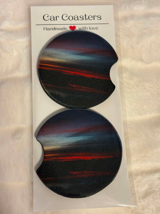 Crimson Horizon – Noxubee National Wildlife Refuge Car Coasters
