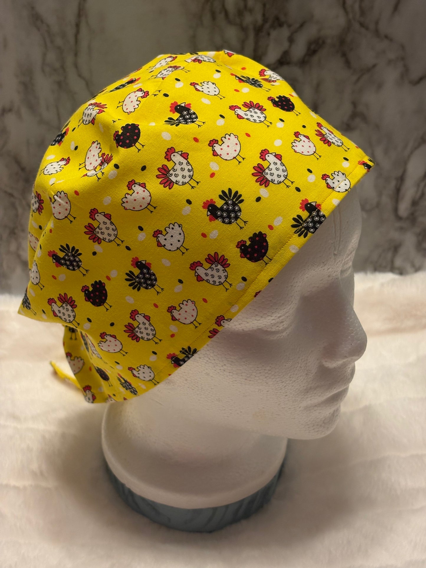 Cluckin’ Cute Chicken Scrub Cap