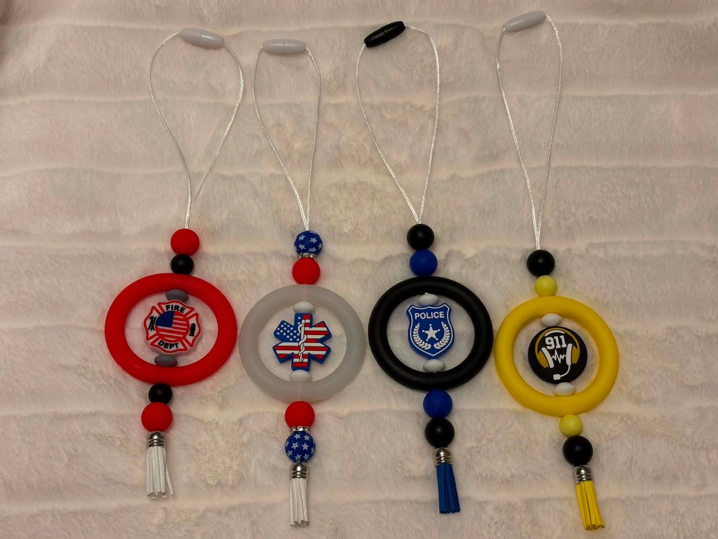Everyday Heroes Collection – Rearview Mirror Car Charms