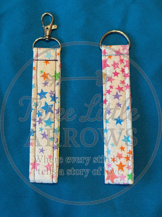 🌟 Wish Upon a Star Wristlet Keychain