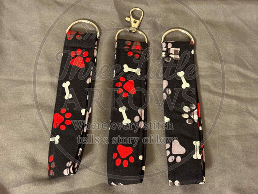 Dog Lover Wristlet Keychain