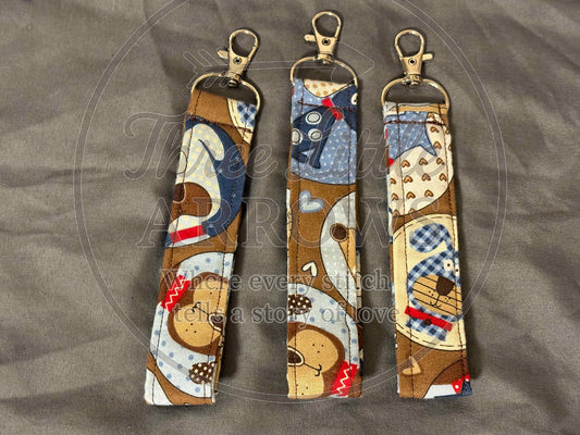 Dog Love Wristlet Keychain